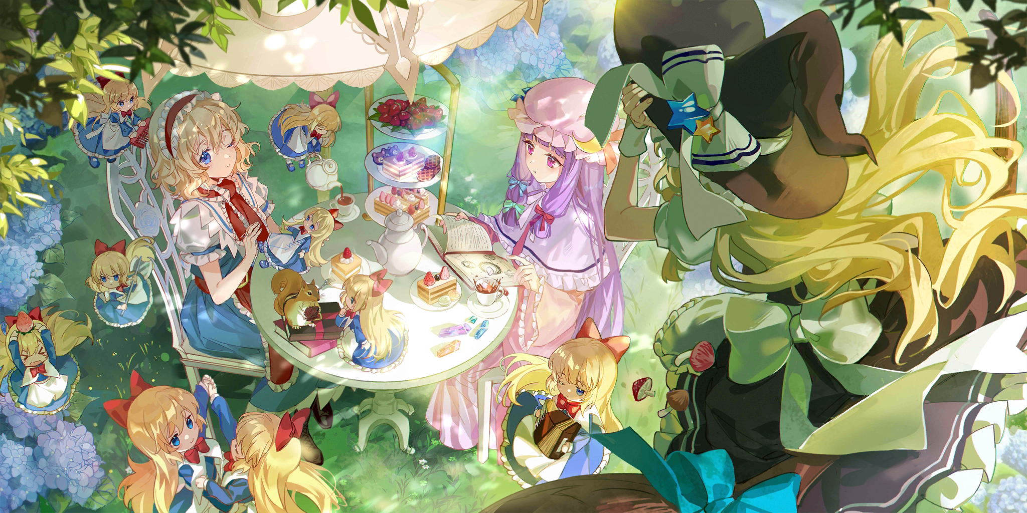 绘卷「魔女的雨后茶会」卡面