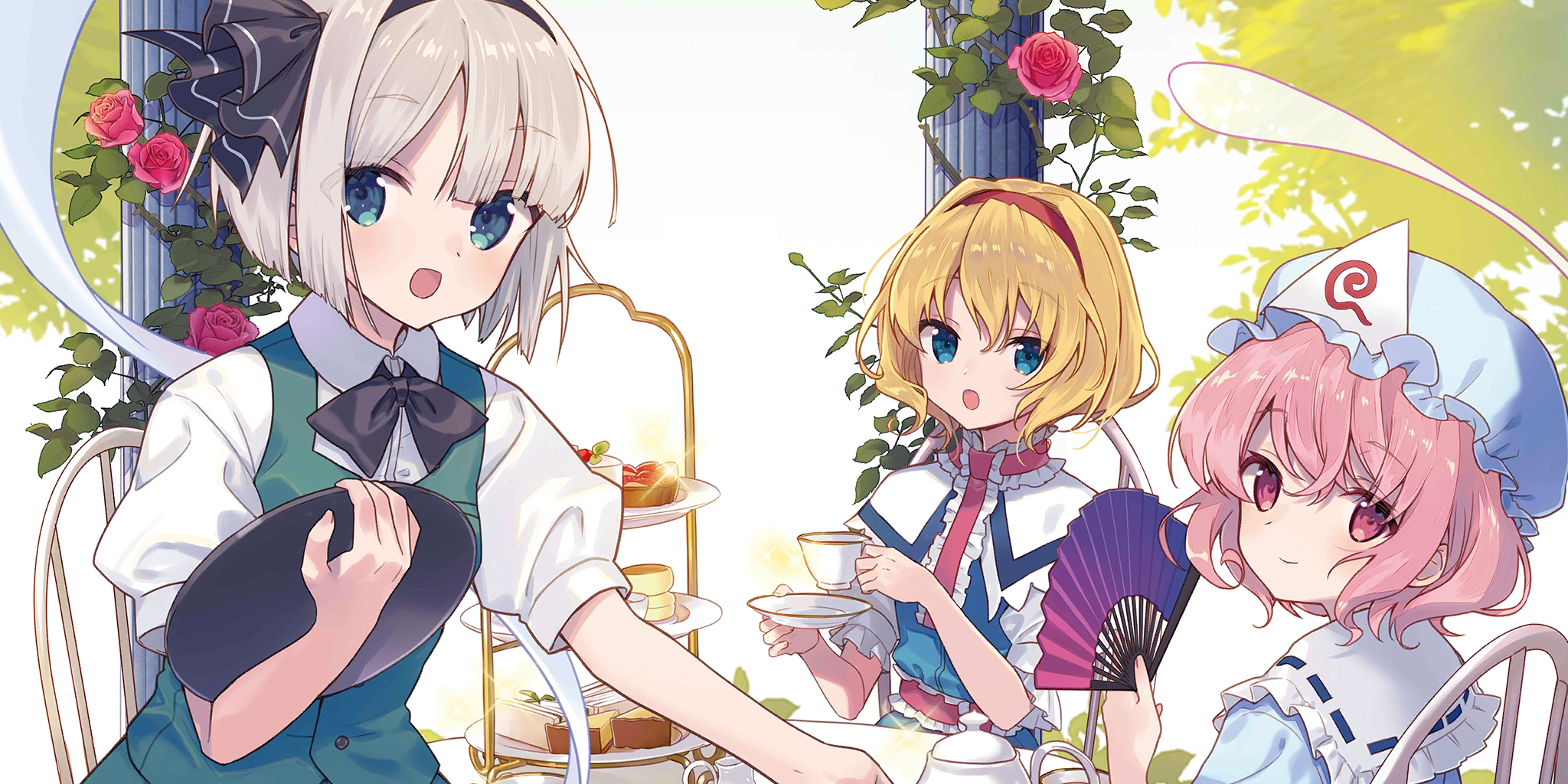 绘卷「“茶会~妖妖梦”Animate咖啡厅版」卡面