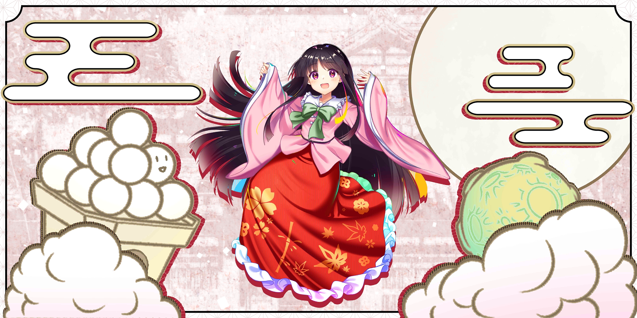 绘卷「祭月夜 SIDE辉夜」卡面