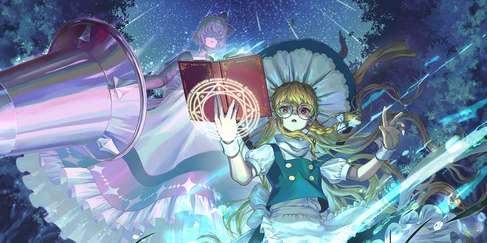 绘卷「繁星璀璨之夜的魔术师」卡面