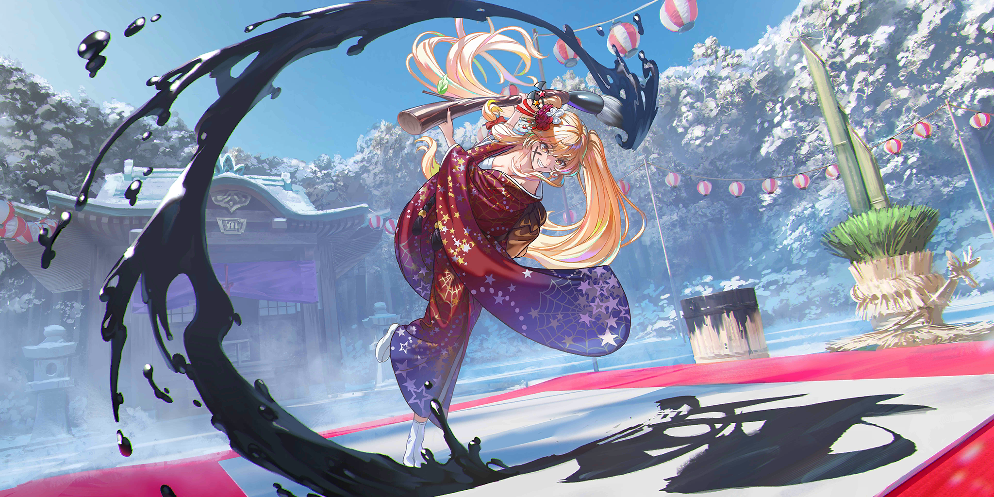 绘卷「红梦魔女的新年」卡面