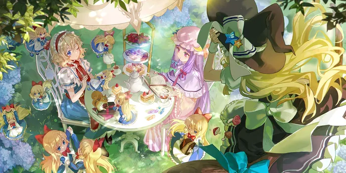 绘卷「魔女的雨后茶会」卡面