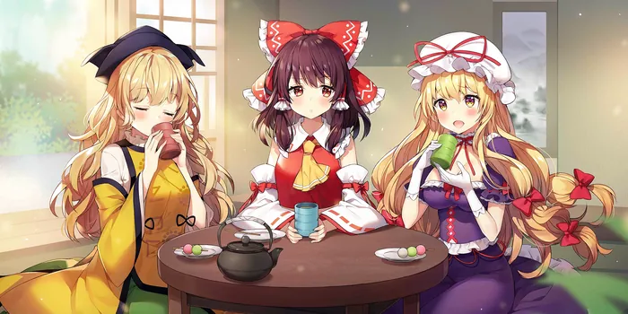 绘卷「博丽茶会」卡面