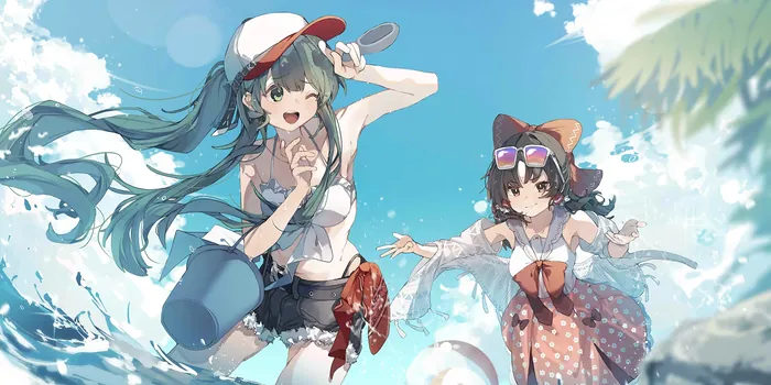 绘卷「常夏乡的巫女们」卡面