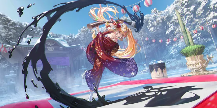绘卷「红梦魔女的新年」卡面