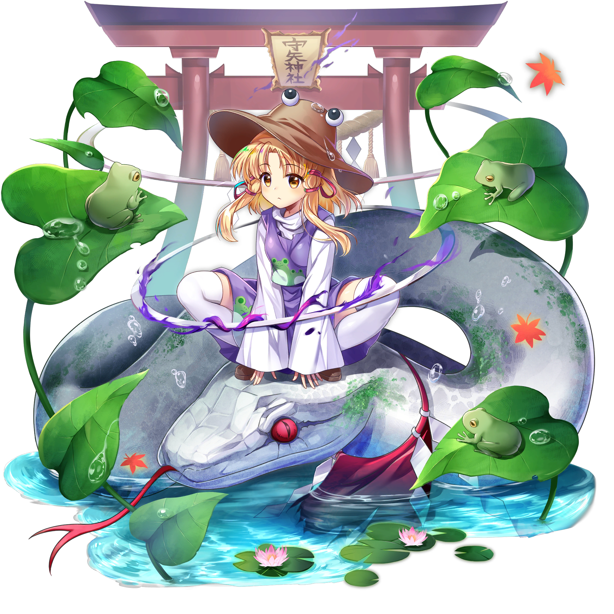 伙伴「洩矢诹访子」立绘