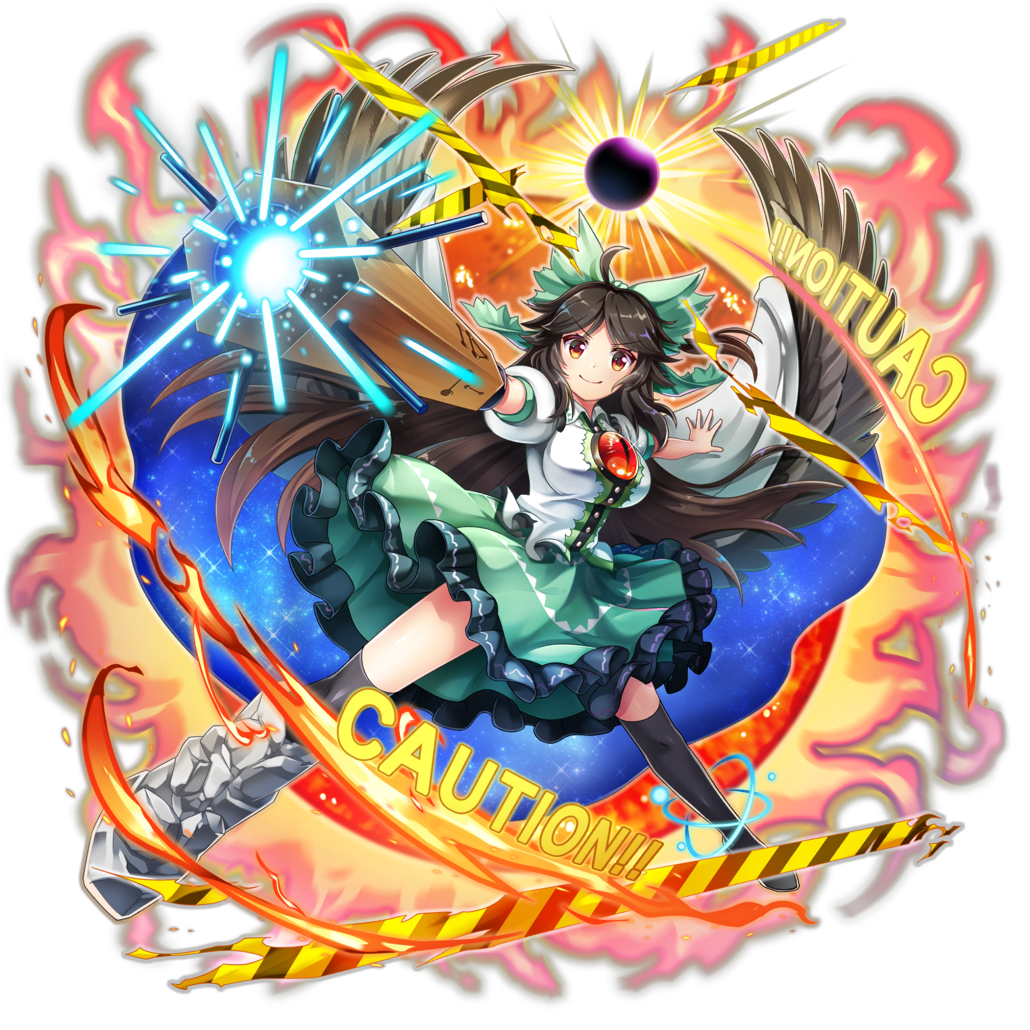 伙伴「灵乌路空」立绘