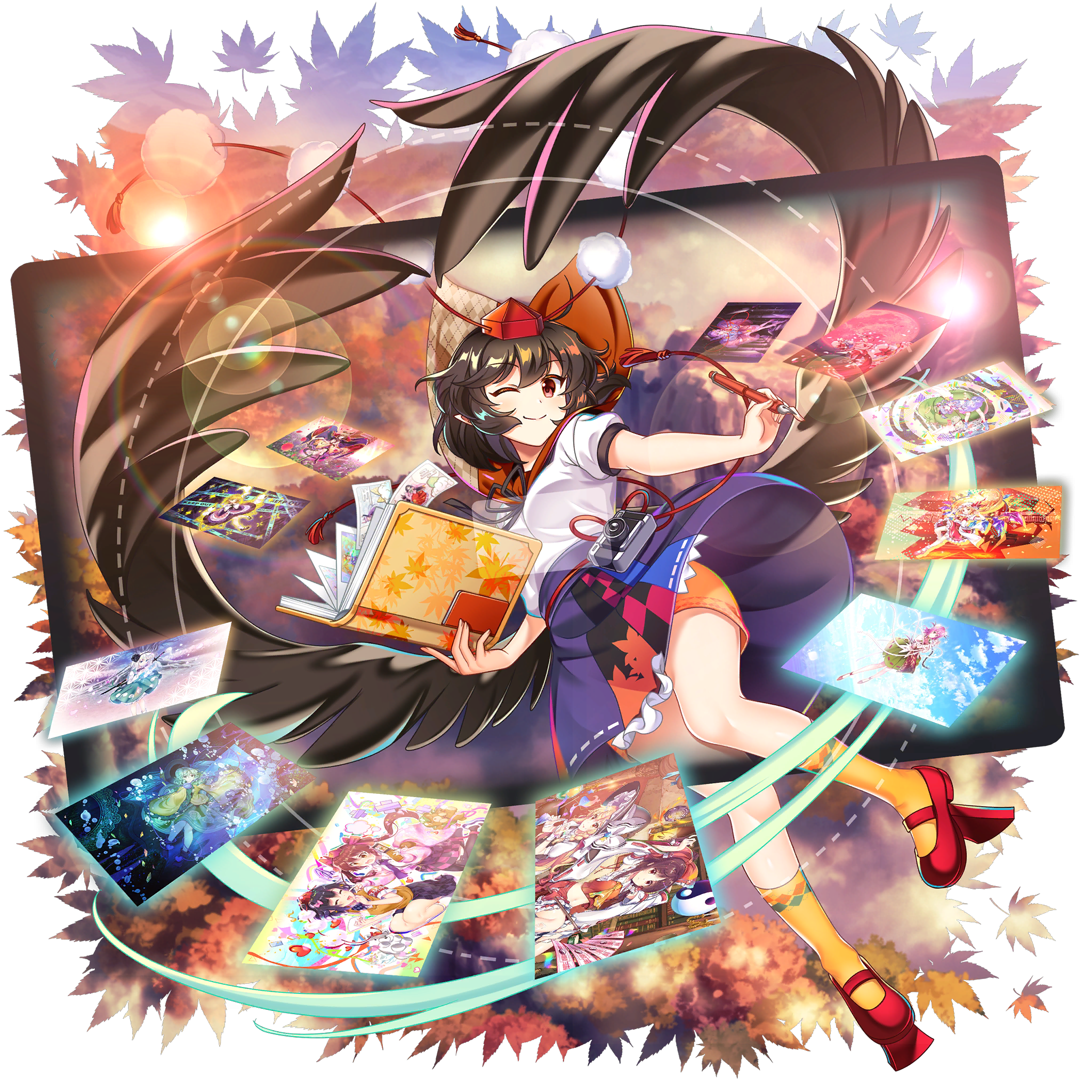 伙伴「射命丸文」立绘
