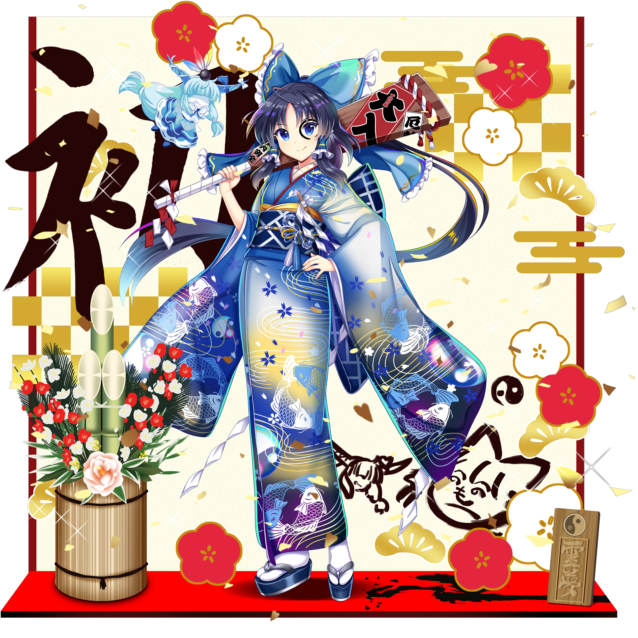 伙伴「博丽灵梦」立绘