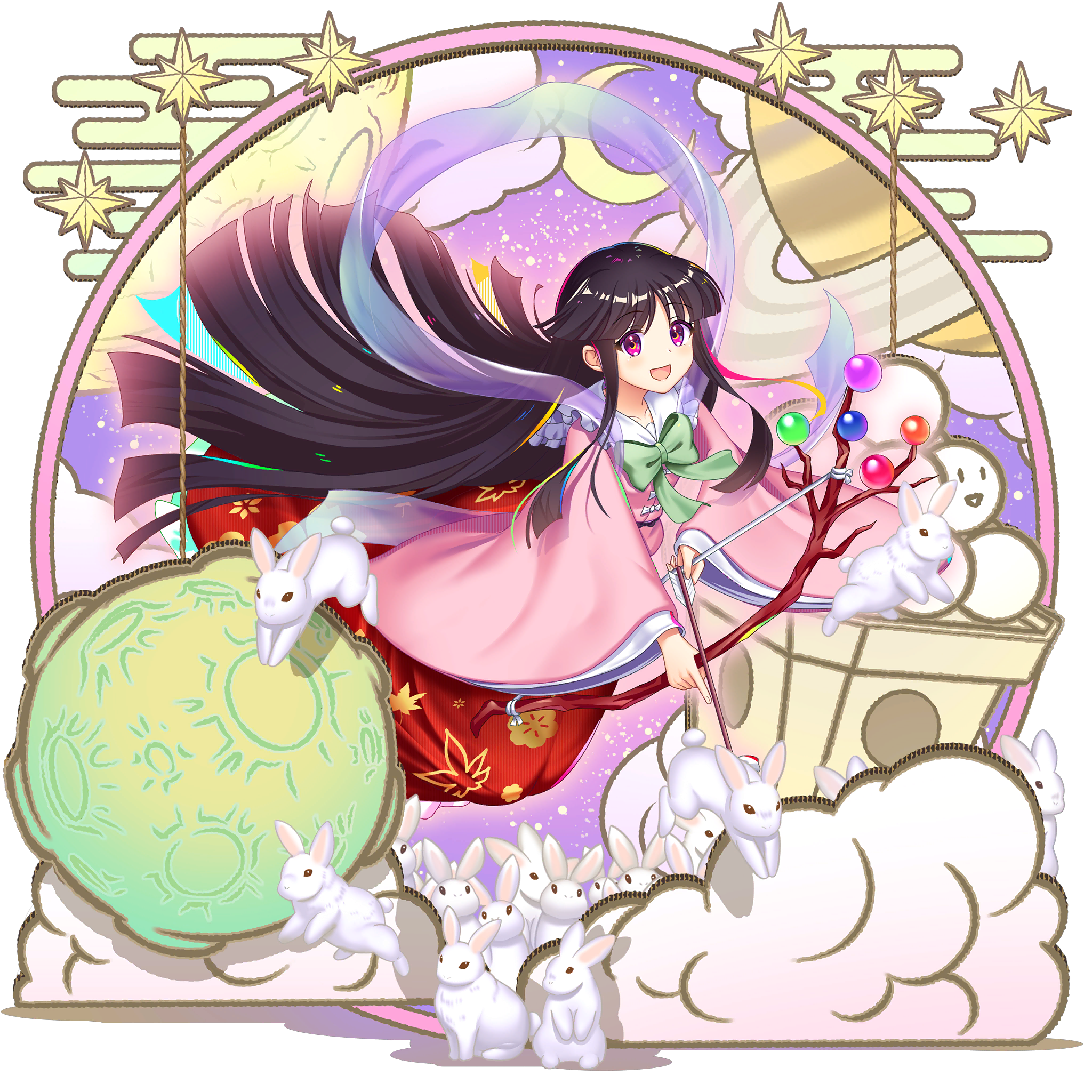 伙伴「蓬莱山辉夜」立绘