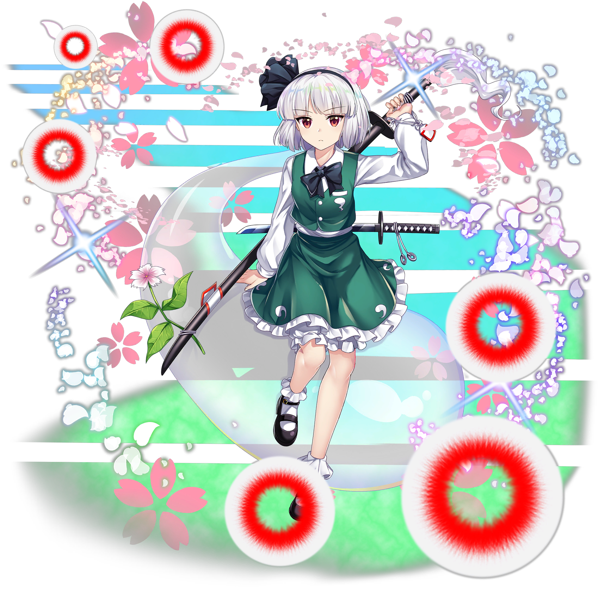 伙伴「魂魄妖梦」立绘