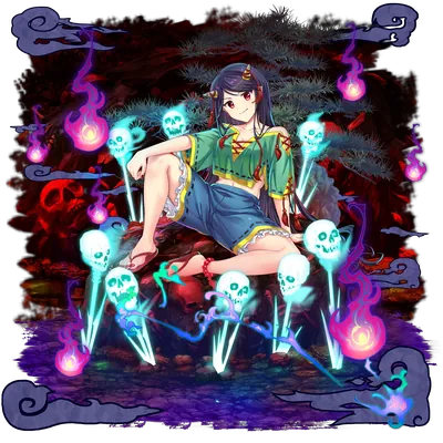 伙伴「日白残无」立绘