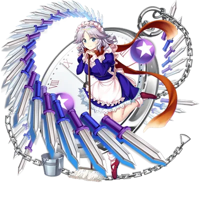 伙伴「十六夜咲夜」立绘