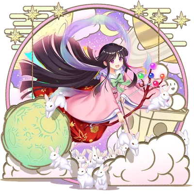 伙伴「蓬莱山辉夜」立绘