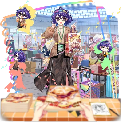 伙伴「天弓千亦」立绘